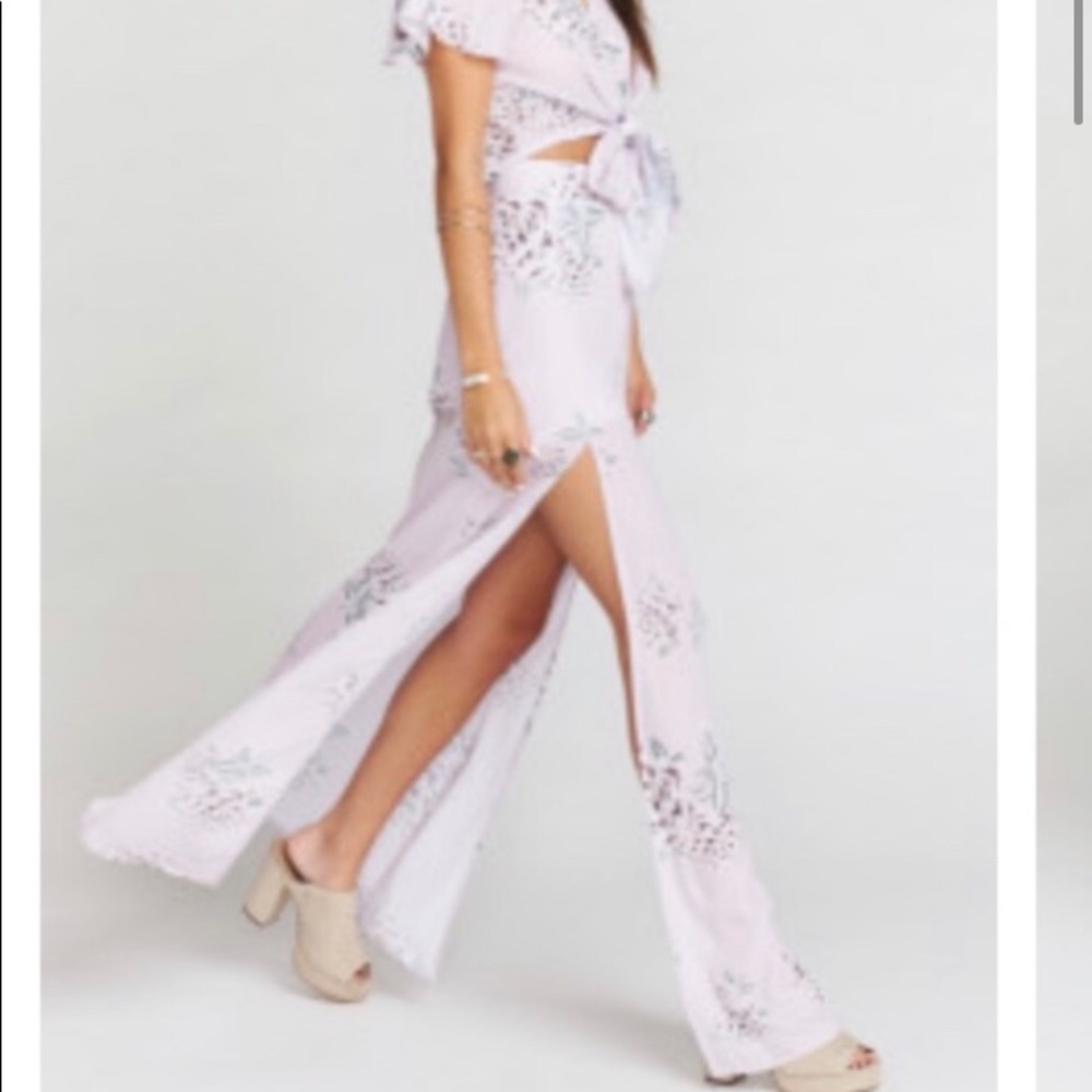 Show Me Your Mumu double split maxi skirt